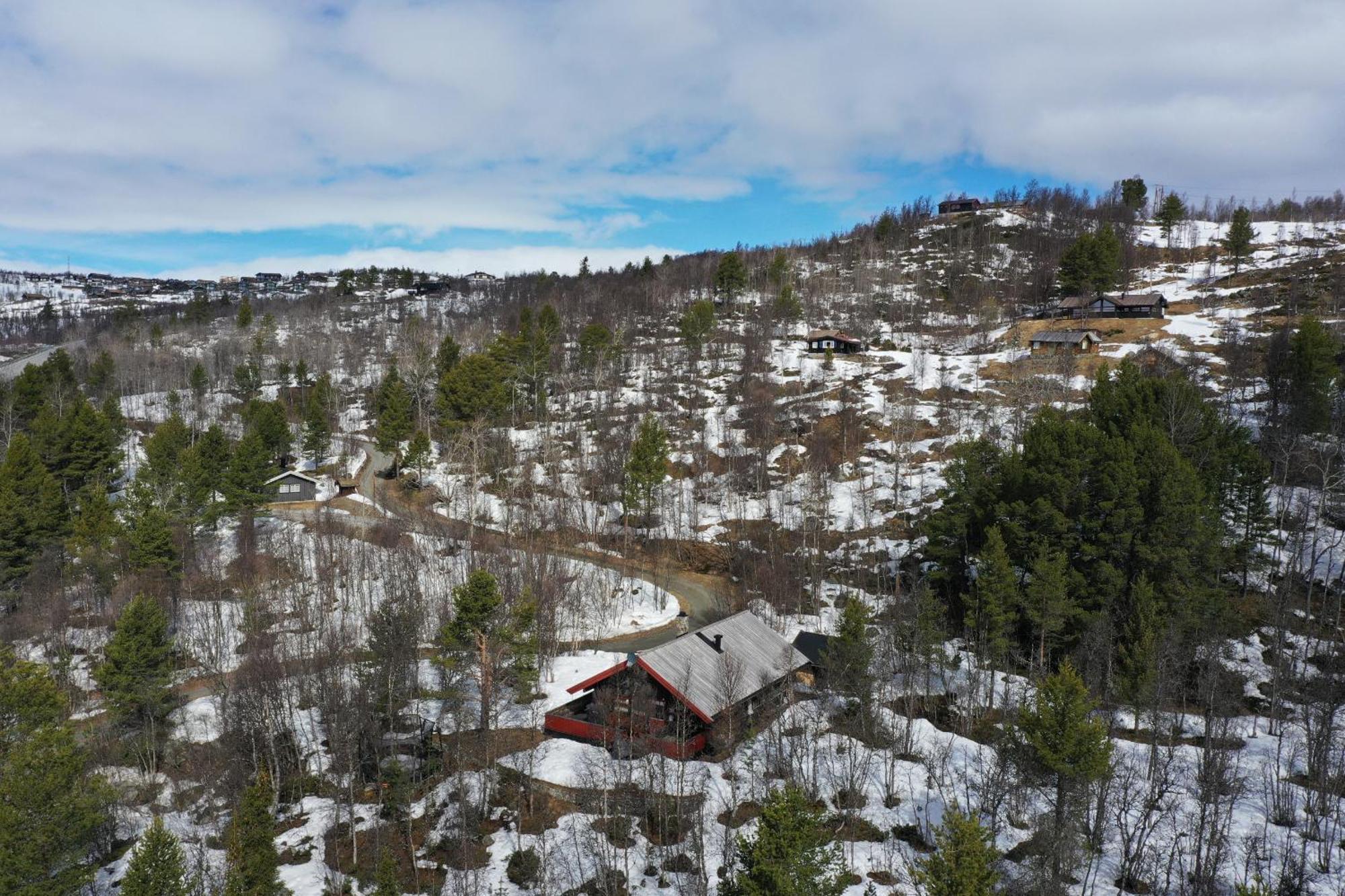 Koselig Hytte Med Usjenert Og Solrik Beliggenhet Geilo Extérieur photo